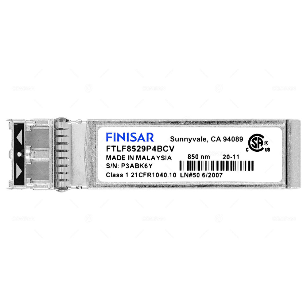 FTLF8529P4BCV  FINISAR OPTICAL TRANSCEIVER MODULE 16G SFP+ LC MMF 850NM 100M